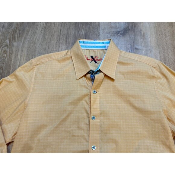 ROBERT GRAHAM Shirt Mens Long Sleeve Button Up Flip Cuff M - Picture 3 of 8